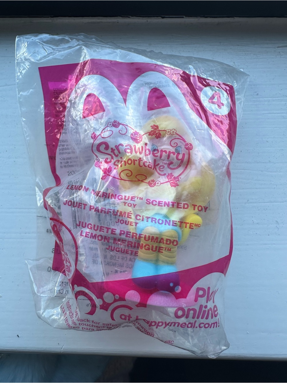 Sealed Strawberry Shortcake ‘Lemon Meringue’ Mcdonald’s Happy Meal Toy